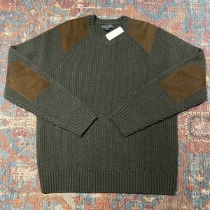 Deep Green English Lambswool Brooks Brothers sweater size: Large